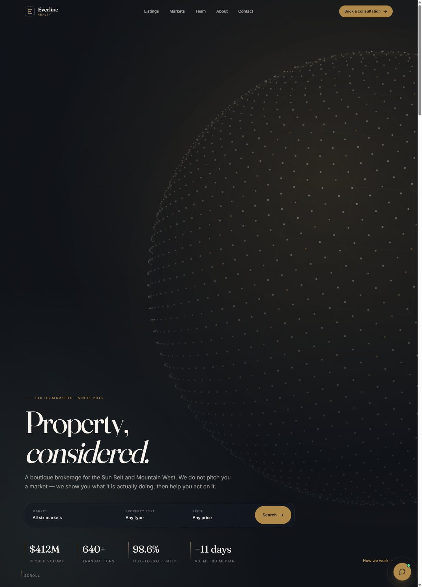 Everline Realty — A property platform where every price comes with its evidence